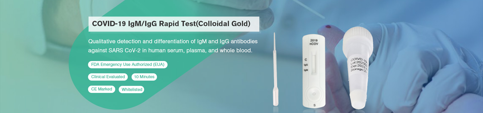 COVID-19 IgM IgG Rapid Test