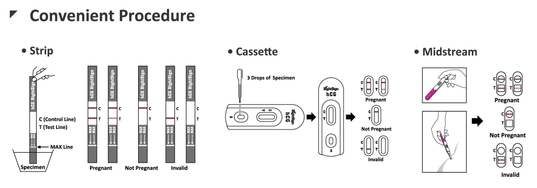 hCG Pregnancy Rapid Tests